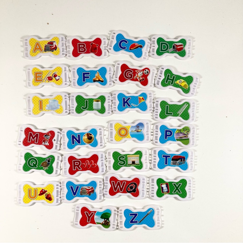 Paw Patrol Treat Time Marshall A to Z Letter Bones - No Marshall - Bones Only